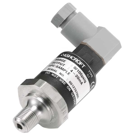 Transducer, 0 to 100 psi, Output 1 to 5VDC MPN:G17M0115M1100#