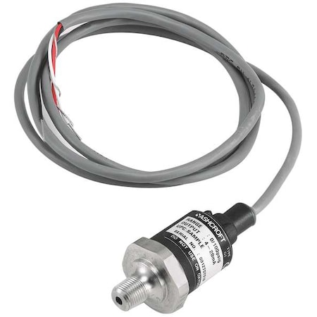 Pressure Transducer, Range 0 to 60 psi, MPN:G17M0142F260#