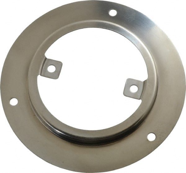 1/4 Thread, 3-1/2 Dial Diameter, Stainless Steel Case Material, Wall Flange Pressure Gauge Mounting Kit MPN:101A164-15