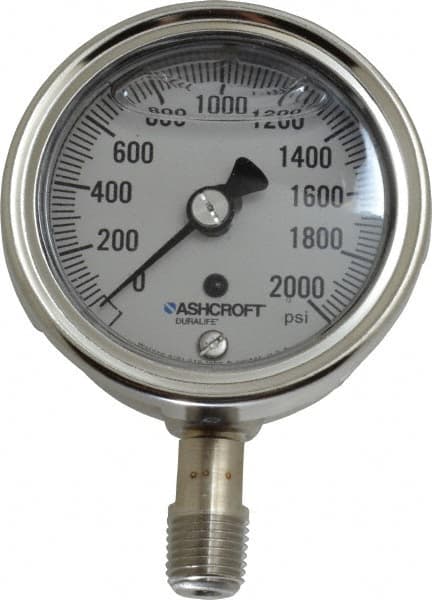 Pressure Gauge: 2-1/2
