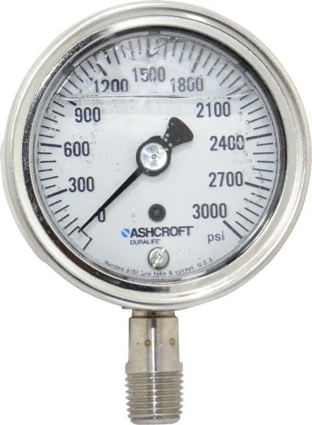 Pressure Gauge: 2-1/2