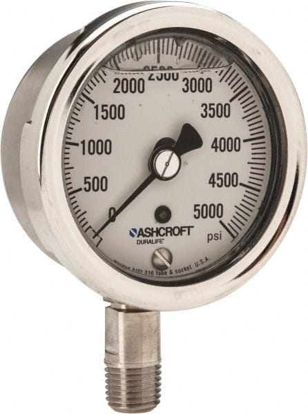 Pressure Gauge: 2-1/2