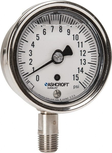Pressure Gauge: 2-1/2