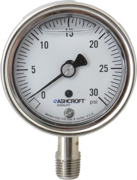Pressure Gauge: 2-1/2