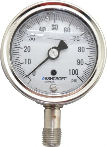 Pressure Gauge: 2-1/2