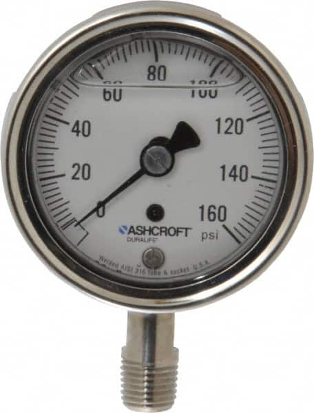 Pressure Gauge: 2-1/2