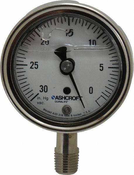 Pressure Gauge: 2-1/2