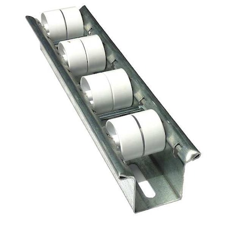 Flow Rail, 10 ft L, 3 in W, 35 lb/ft (5 ft Supports) Max Load Capacity MPN:10FRM2503