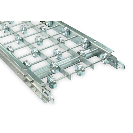 Skatewheel Conveyor, 5ft L, 15in. W MPN:15X10X05G