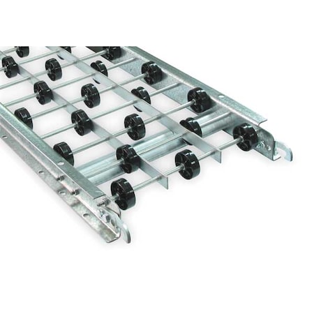 Skatewheel Conveyor, 5ft L, 15in. W MPN:15X10X05GP