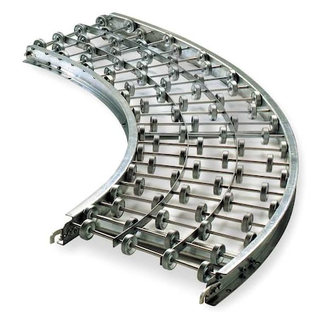 Skatewheel Conveyor, 90 Curve, 24in. W MPN:24X20X90A