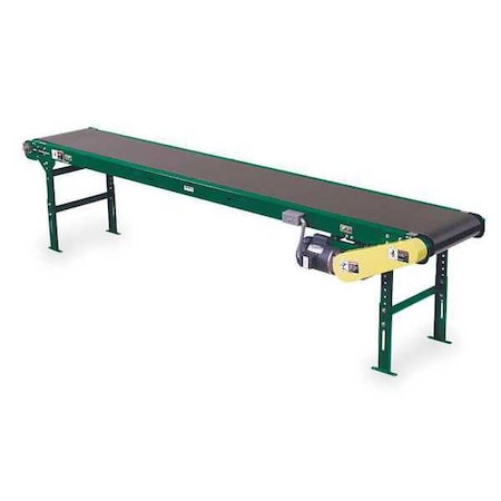Slider Bed Belt Conveyor, 16 ft L, 34 1/2 in W, 380 lb Load Capacity MPN:SB400 30B 16RE1/2A1 60TS M25