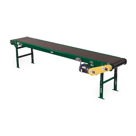Slider Bed Belt Conveyor, 21 ft L, 34 1/2 in W, 350 lb Load Capacity MPN:SB400 30B21RE1/2A3I6-60V115M25