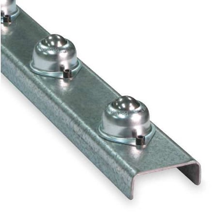 Flow Rail, 10 ft L, 2 1/2 in W, 120 lb/ft (5 ft Supports) Max Load Capacity MPN:WBT10FR06F25C