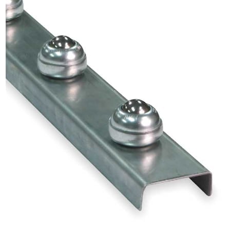 Flow Rail, 10 ft L, 2 1/2 in W, 120 lb/ft (5 ft Supports) Max Load Capacity MPN:WBT10FR06S25C