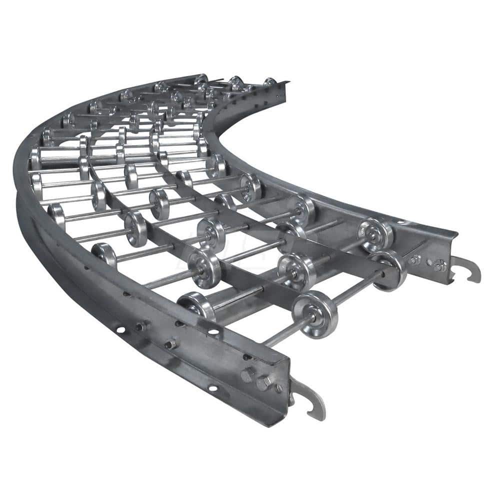 Gravity Conveyors, Conveyor Type: Skate Wheel , Component: 90 Degree Curved Conveyor , Telescopic: No , Overall Width: 15 , Minimum Extended Length: 10.0ft  MPN:33975