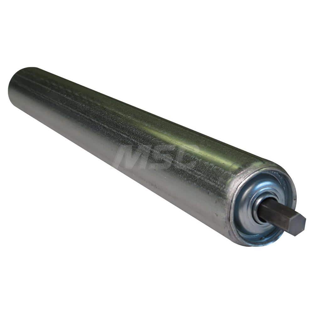 Roller Skids, Roller Material: Galvanized Steel, Load Capacity: 270, Color: Chrome, Finish: Natural, Compatible Surface Type: Smooth, Roller Length: 17.0000 in MPN:33773