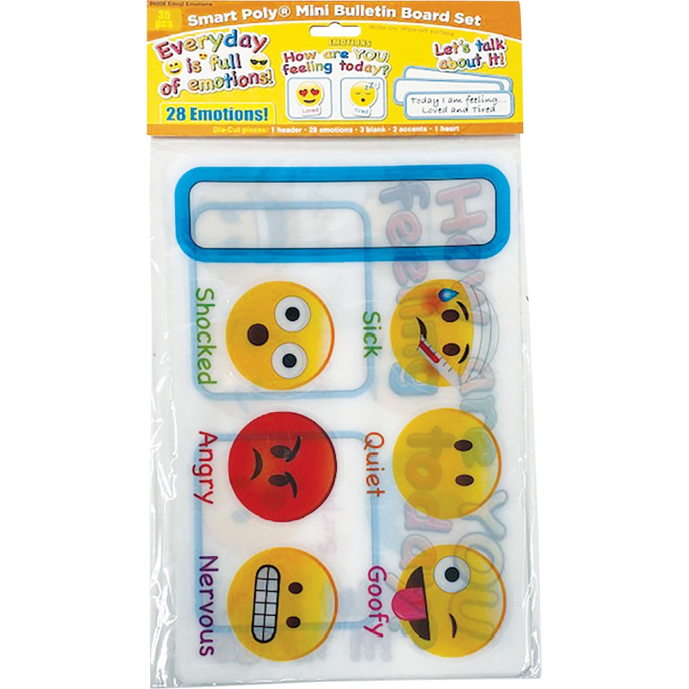 Ashley Smart Poly Emotions Icon Mini Set - Skill Learning: Interactive Learning, Emotion, Educational - 35 Pieces - 1 Each MPN:96006
