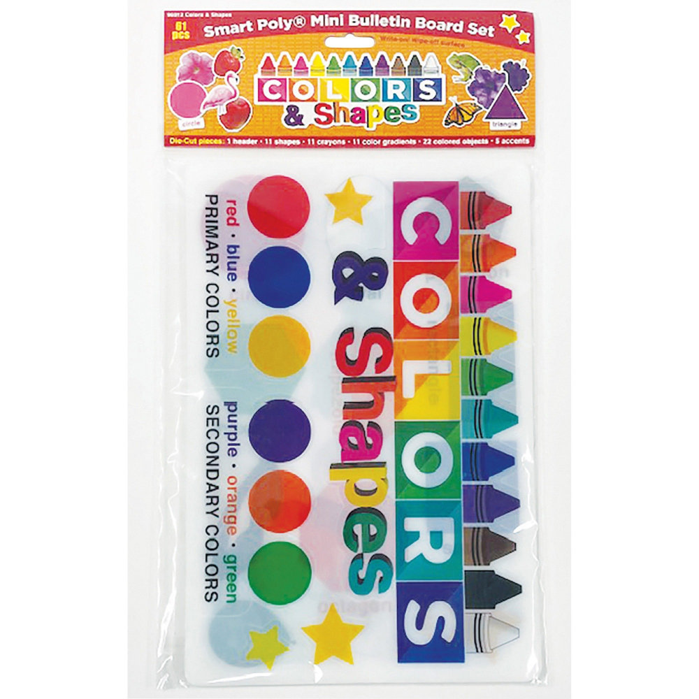 Ashley Colors & Shapes Bulletin Board Set - Theme/Subject: Fun - Skill Learning: Color, Shape - 1 Each MPN:96012