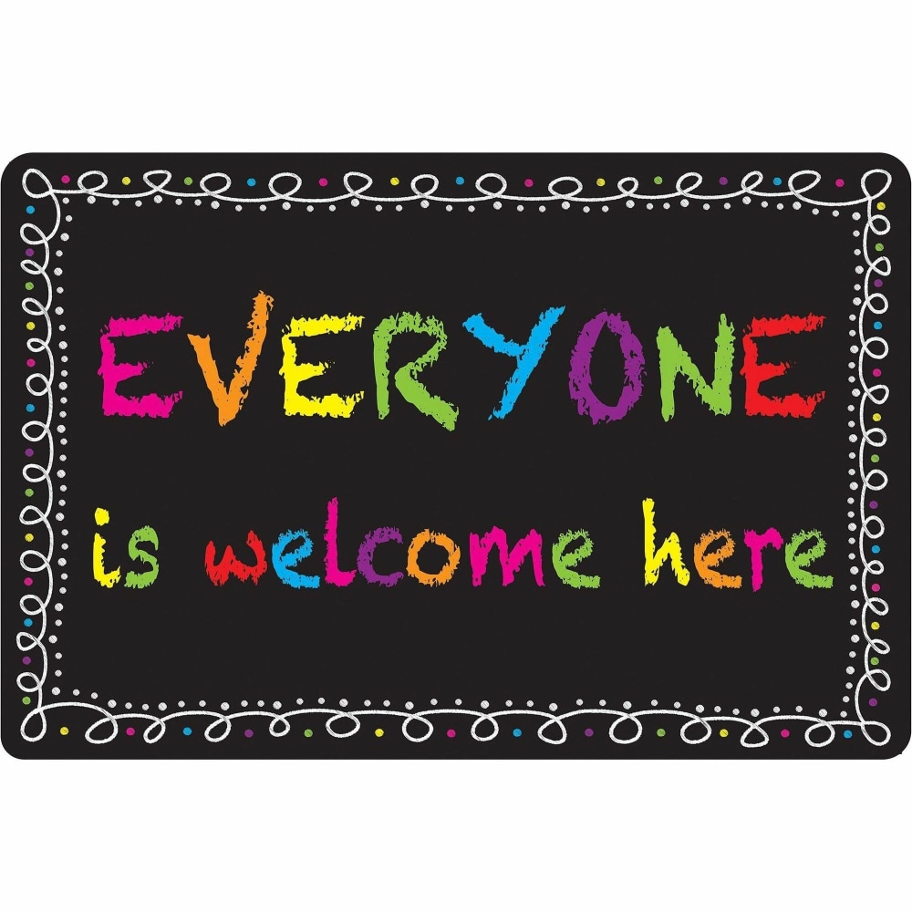 Ashley Smart Poly Original Fun Welcome Mat, 15-1/2in x 23-1/2in, Multicolor MPN:91508