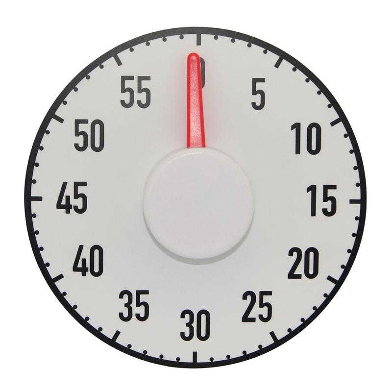 Ashley Productions The Big Timer, Black/White/Red, Pack Of 2 MPN:ASH10205-2
