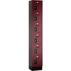 ASI Storage Traditional 6-Tier 6 Door Plastic Locker 12