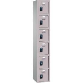 ASI Storage Traditional 6-Tier 6 Door Plastic Locker 12