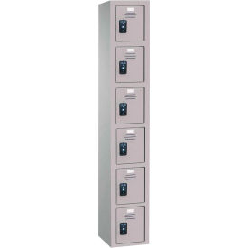 ASI Storage Traditional 6-Tier 6 Door Plastic Locker 12