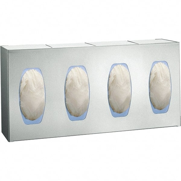 PPE Dispensers, Dispenser Type: Disposable Glove Dispenser , Mount Type: Surface Mount , Lid: No , Overall Length: 5in, 127mm  MPN:0501-4
