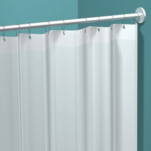 Shower Curtains; Material: Vinyl; Overall Height: 72in; Overall Width: 72in; Color: White; Antibacterial: Yes; UNSPSC Code: 52131501 MPN:1200-V72