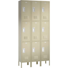 ASI Storage Traditional 3-Tier 9 Door Locker 36