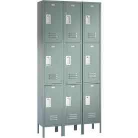 ASI Storage Traditional 3-Tier 9 Door Locker 36