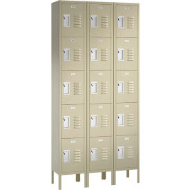ASI Storage Traditional 5-Tier 15 Door Locker 36
