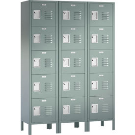 ASI Storage Traditional 5-Tier 15 Door Locker 36