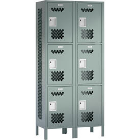 ASI Storage Competitor 3-Tier 6 Door Ventilated Locker 24