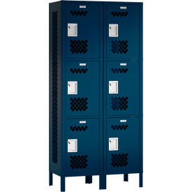 ASI Storage Competitor 3-Tier 6 Door Ventilated Locker 24