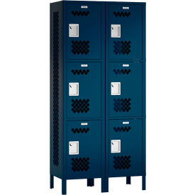 ASI Storage Competitor 3-Tier 6 Door Ventilated Locker 24