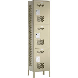 ASI Storage Competitor 3-Tier 3 Door Ventilated Locker 12