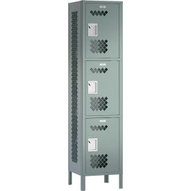 ASI Storage Competitor 3-Tier 3 Door Ventilated Locker Starter 12