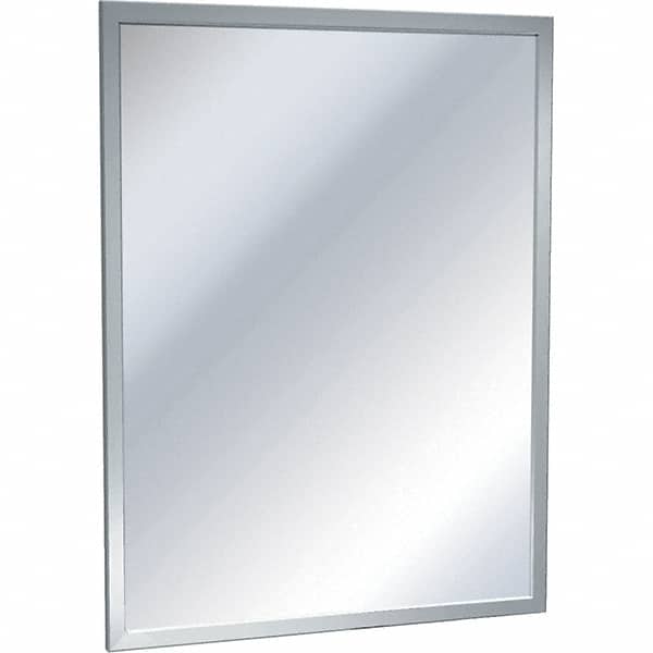 Washroom Mirrors, Mirror Material: Glass , Mirror Height: 36in , Mirror Width: 18in , Theft Resistant: Yes  MPN:0600-1836