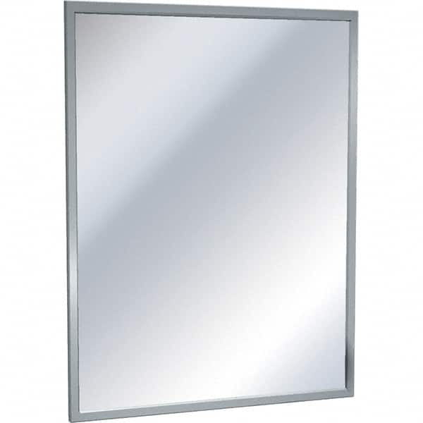Washroom Mirrors, Framed: Yes , Mirror Material: Glass , Mirror Height: 30in , Mirror Width: 18in , Mirror Thickness: 0.75in  MPN:0620-1830
