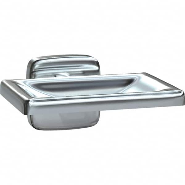 Washroom Shelves, Soap Dishes & Towel Holders, Material: Stainless Steel  MPN:7320-S