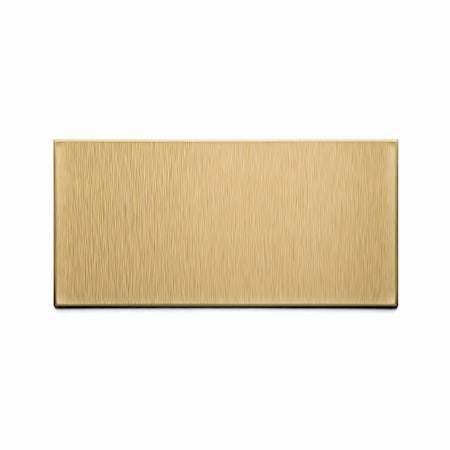 Metal Backsplash 3X6 Short Grain Br, PK 8 MPN:A5351
