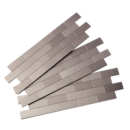 Metal Backsplash 12X4 Mini Subway, PK 3 MPN:A9550
