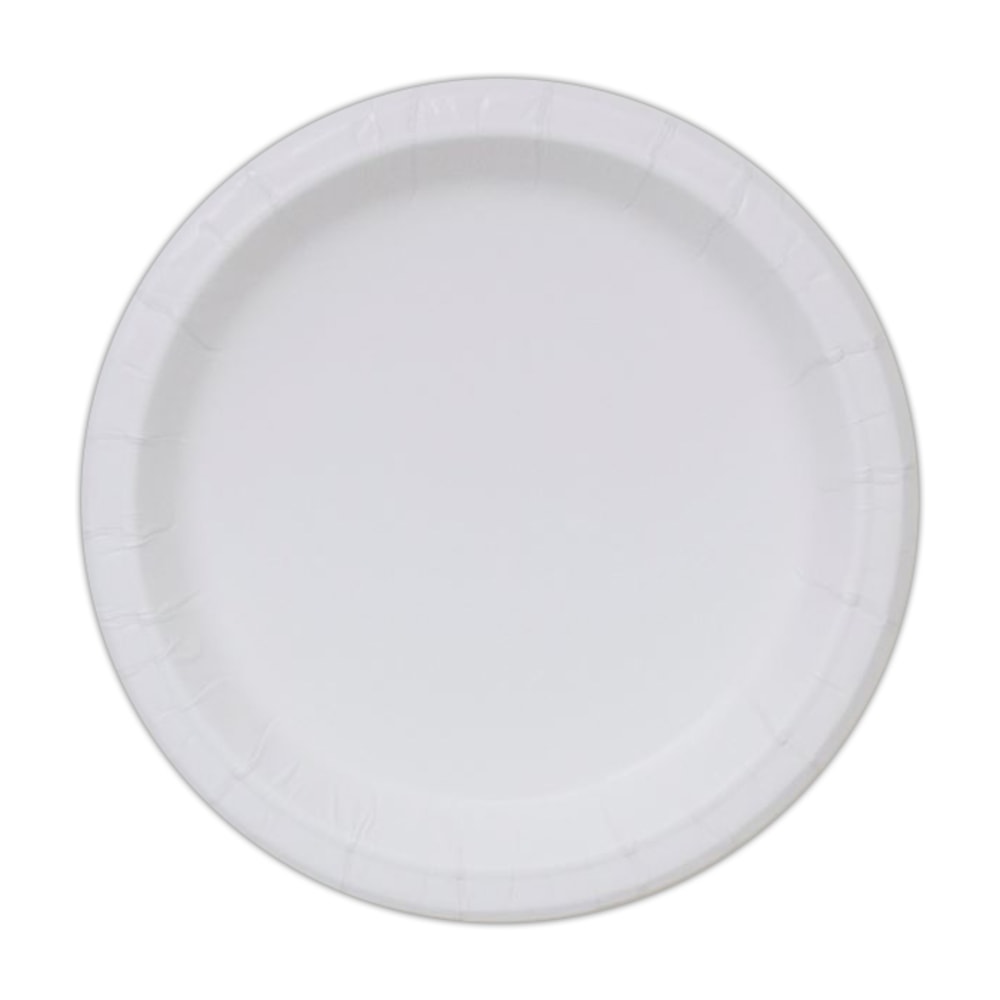 Aspen Ultra Coated Paper Plates, 8-1/2in, White, Case Of 250 Plates MPN:20825