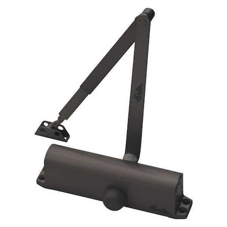 Manual, Hydraulic, YDC200, Door closer, Heavy Duty Interior and Exterior, Dark Bronze MPN:086282