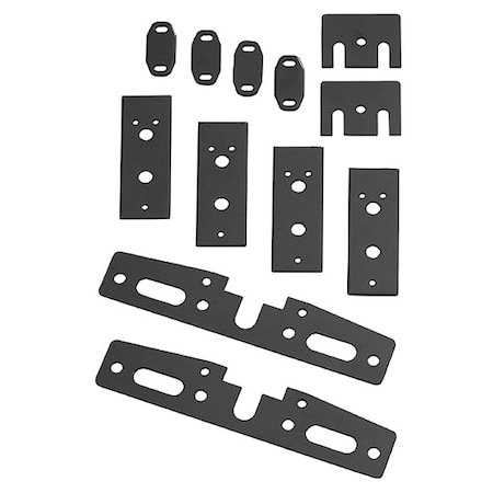 Shim Kit, Black Painted Finish, 2-1/2