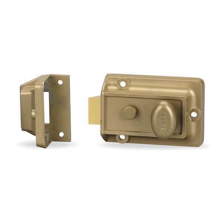Rimlock, Latchlock with Thumbturn, Brass MPN:80