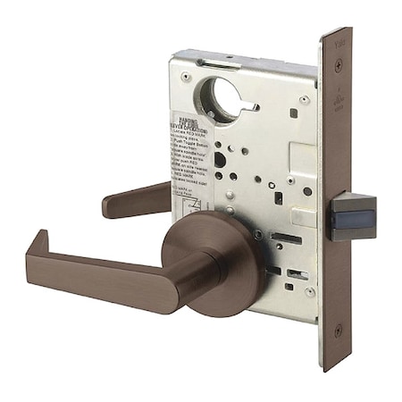 Mortise Lockset, Mechanical, Passage MPN:8801FL AUR 613E RH