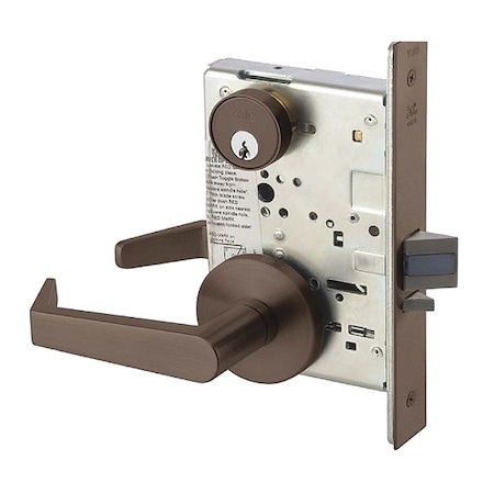 Mortise Lockset, Mechanical, Dormitory MPN:8808FL AUR 613E RH LC